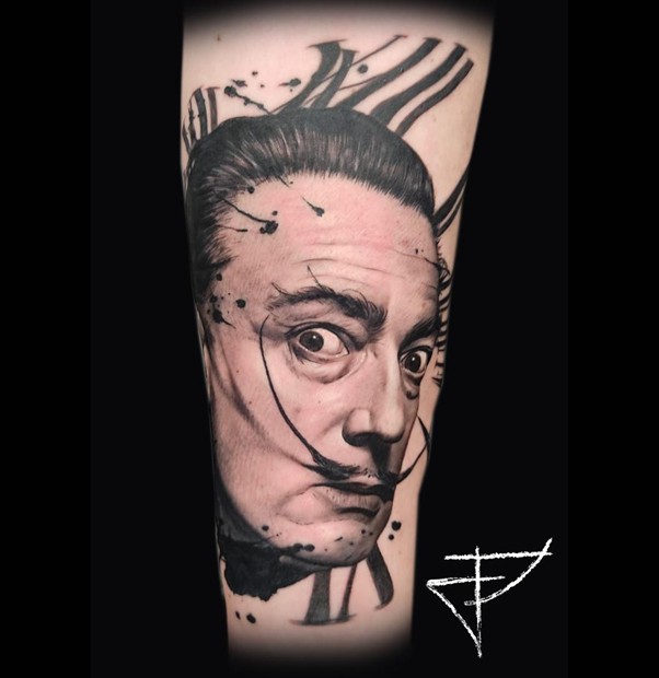 Tatoo Salvador Dali